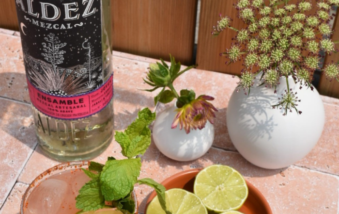 Aldez Mezcal Ensamble Paloma Cocktail
